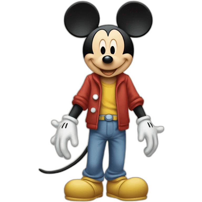 Mickey avec mini emoji