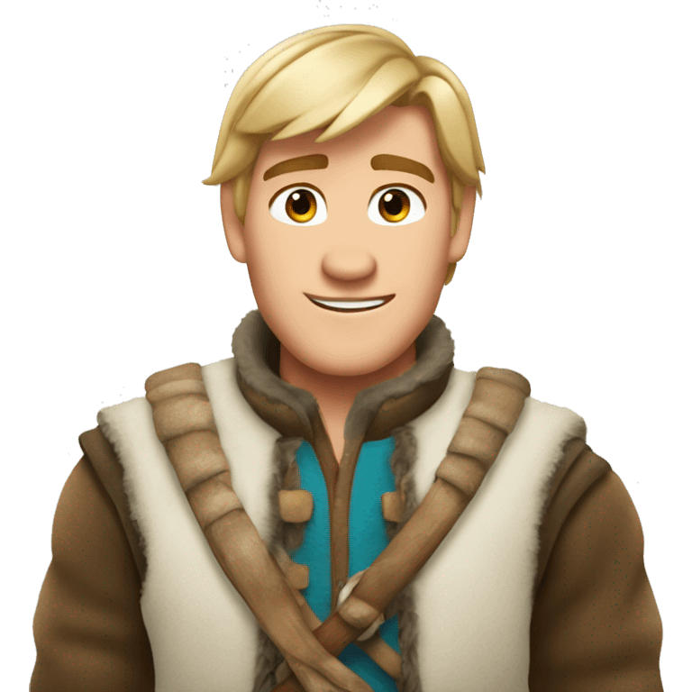 Kristoff from Frozen emoji