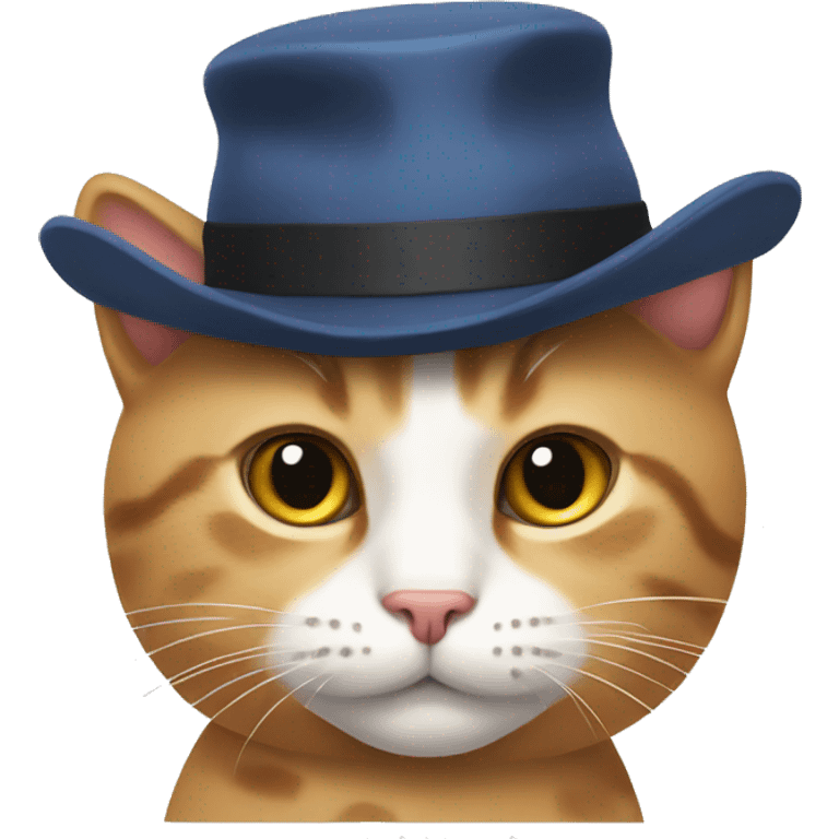 cat with a hat emoji