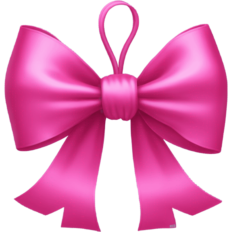 Pink bow emoji