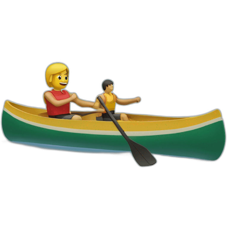 coach canoeing emoji