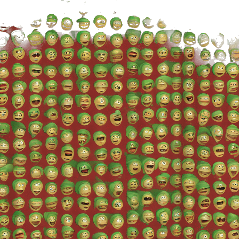 Christmas wrapping paper  emoji