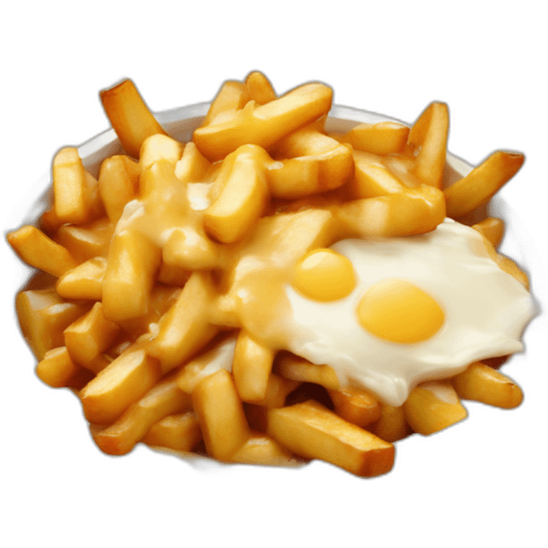 Poutine qui mange du poutine emoji