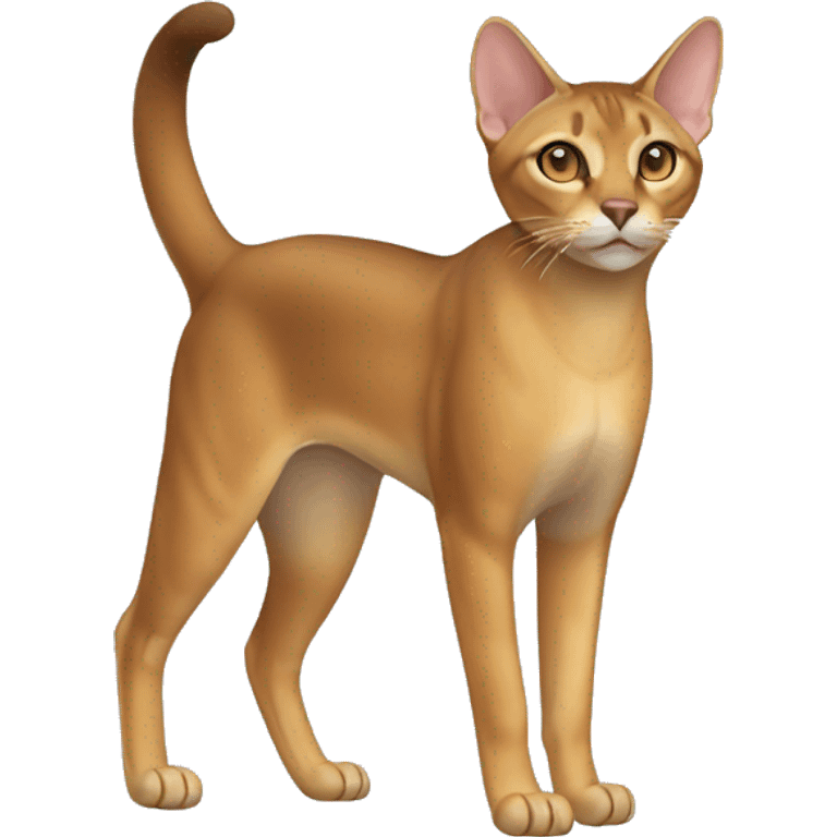 Chausie Cat Full Body emoji