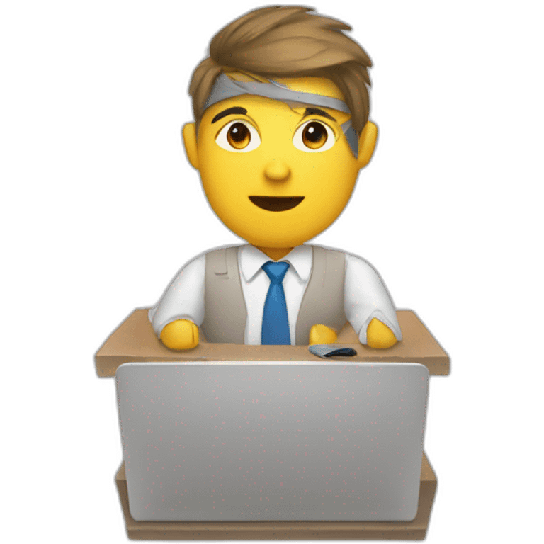 Work form home emoji