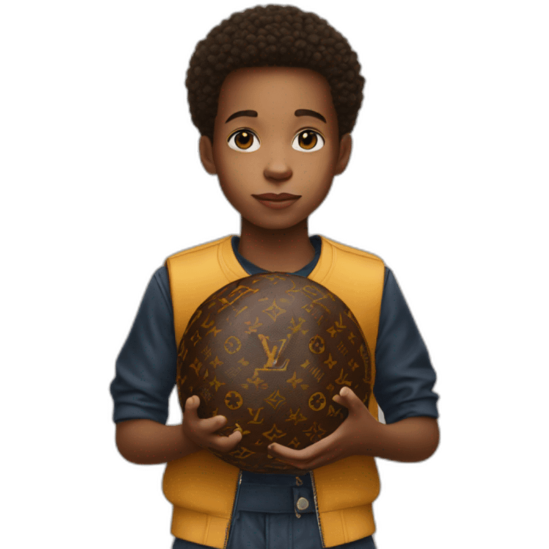 kid with louis vuitton ball emoji