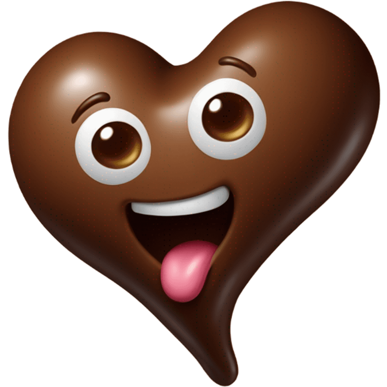 Poop emoji chocolate valentines heart emoji