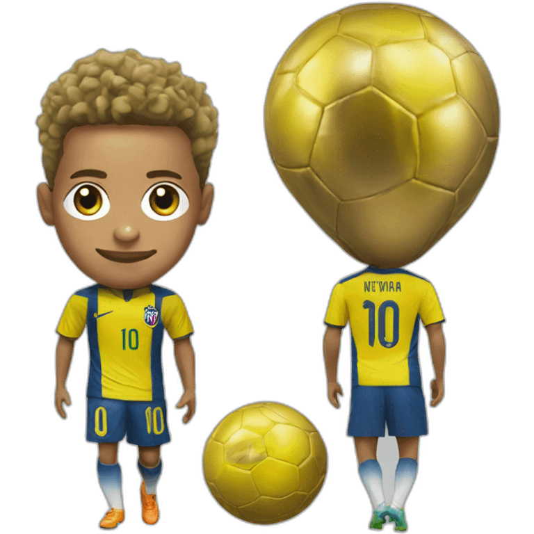 Neymar Ballon d or emoji