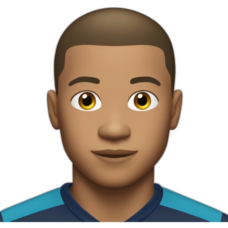 Mbappe et un ballon emoji