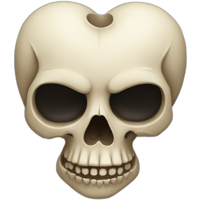 heart shape skull emoji