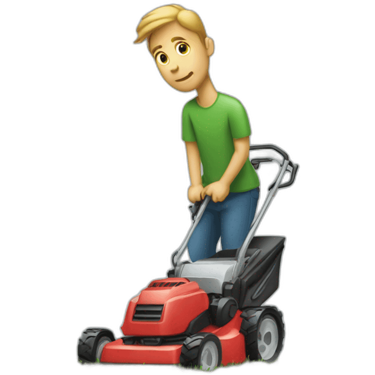 Lawn mower emoji