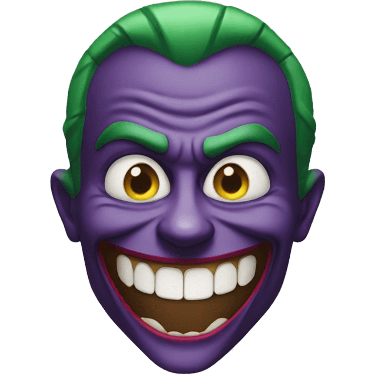 evil joker laugh emoji