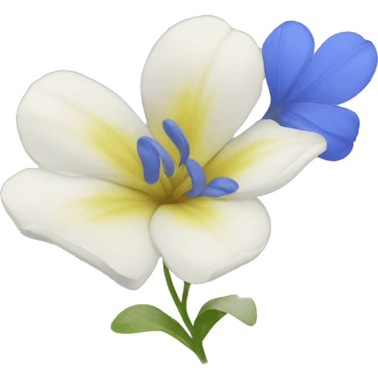 National Bleuet flower emoji