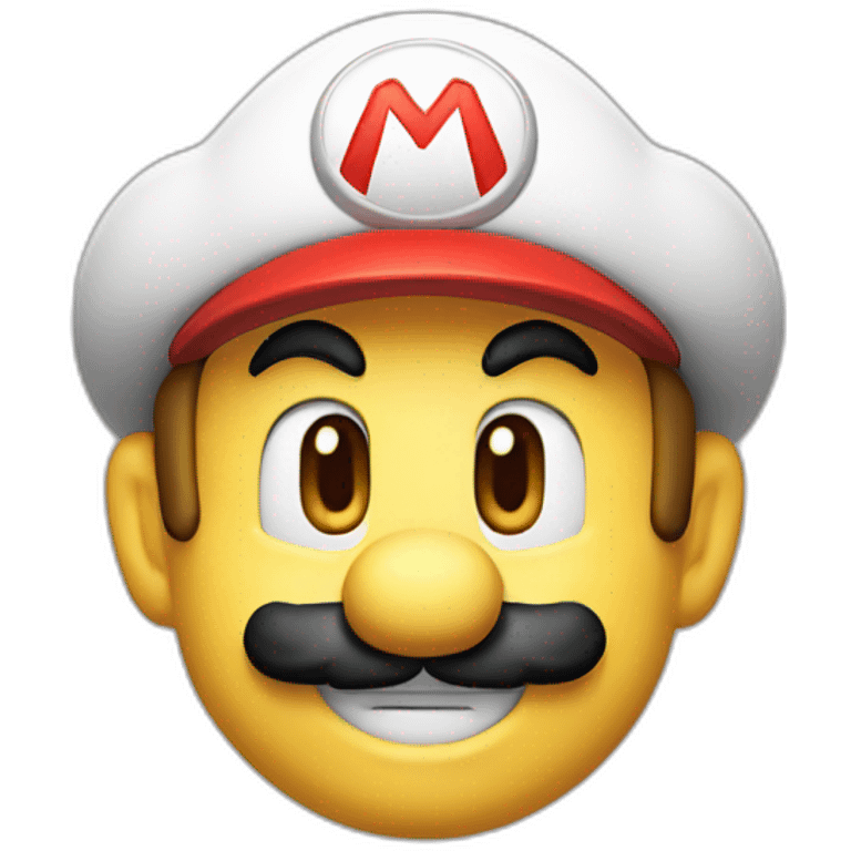 Mario crying laughter emoji