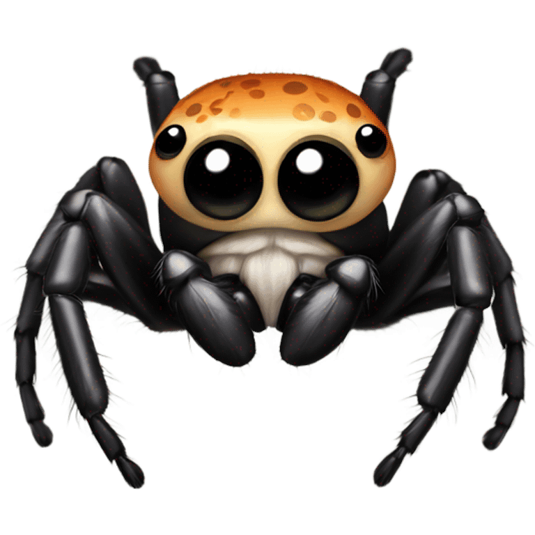 Cute regal Jumping spider emoji