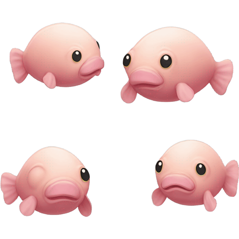 A Blobfish wearing shorts and a sweater vest emoji