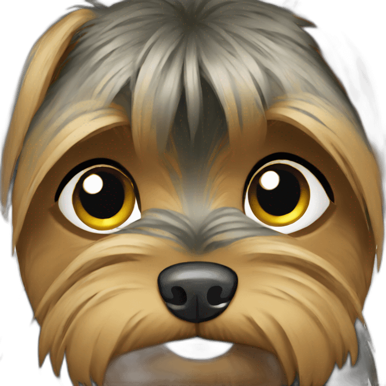 Sad yorkie emoji