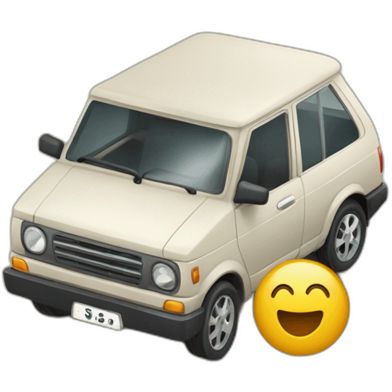 carro com asas voando emoji