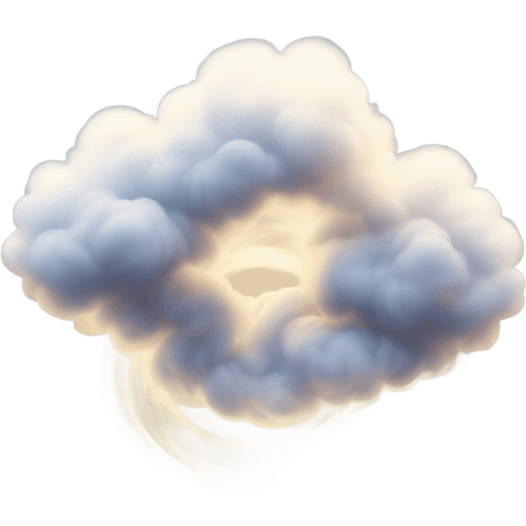 smoke cloud halo emoji