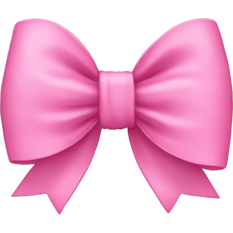 Pink bow emoji