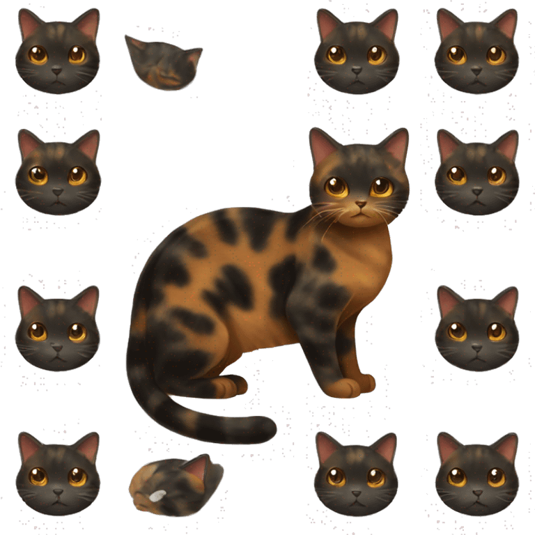 tortoiseshell cat emoji