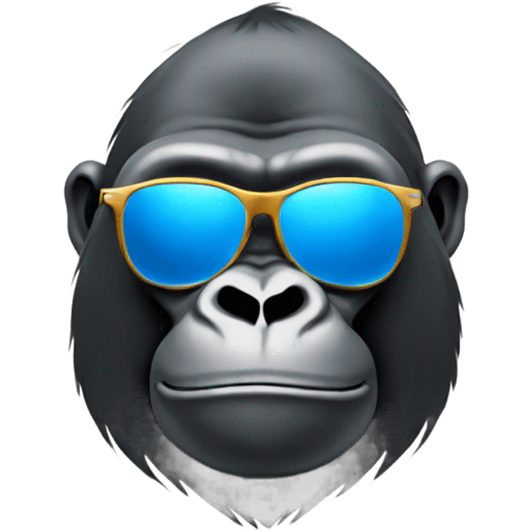 gorilla with sunglasses emoji