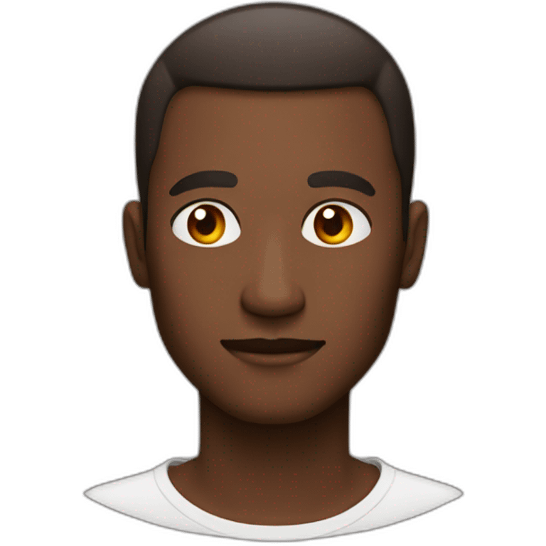 bold man moka face color emoji