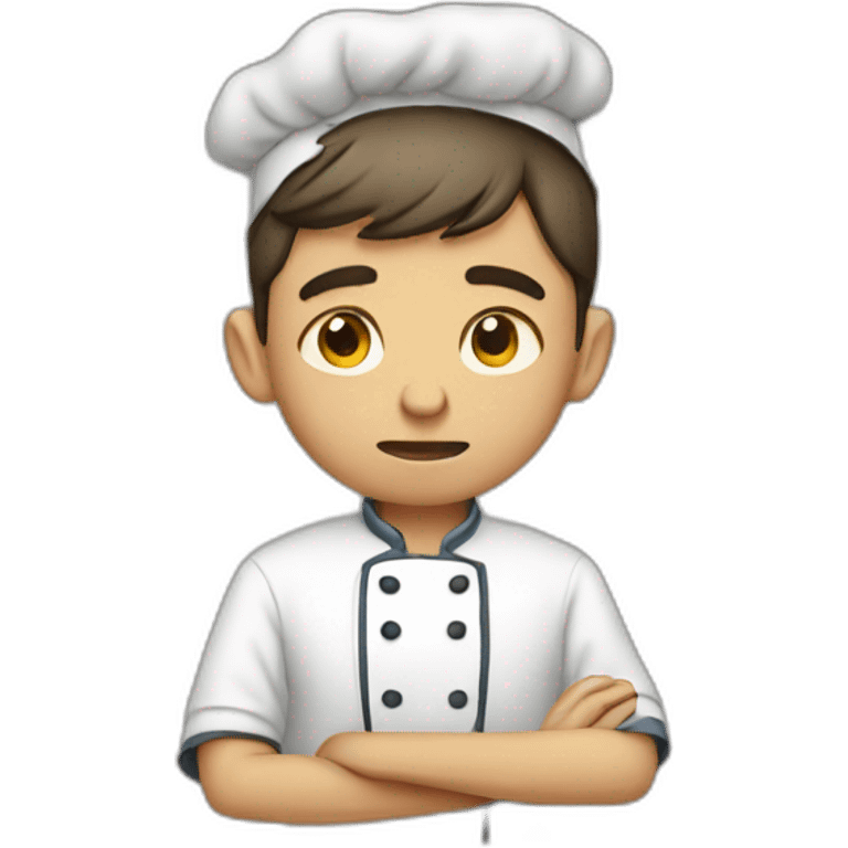 sad boy cooking emoji