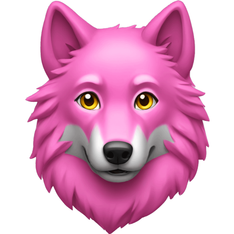 pink wolf emoji