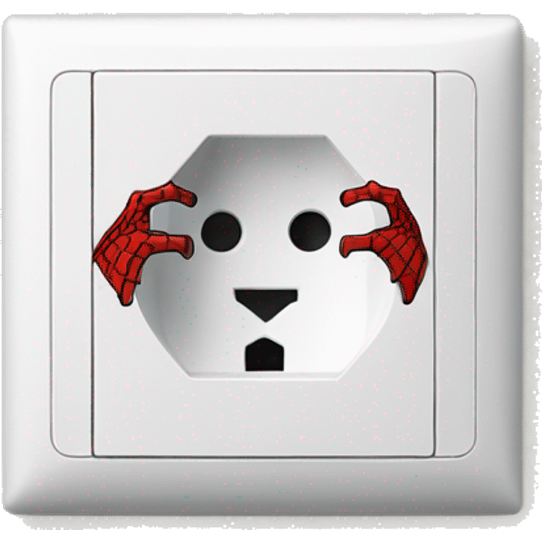 spiderman wall-socket adapter emoji