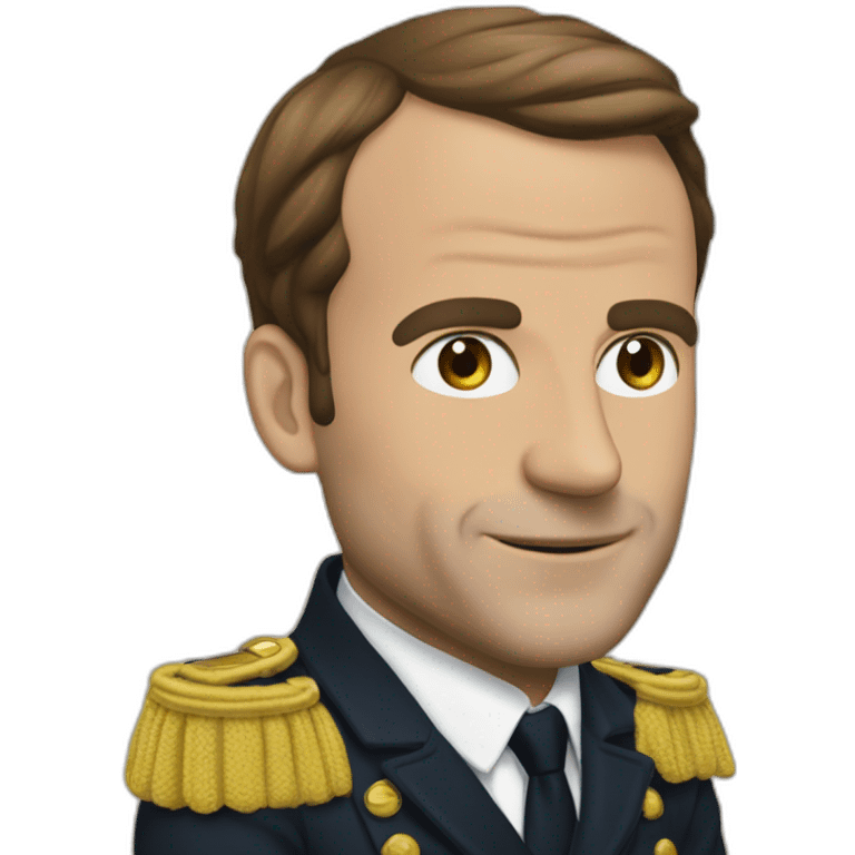 Macron qui rigole emoji