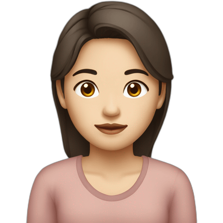 myanmar-girl-with-dark-brown-medium-hair-with-thanakha-on-her-face emoji