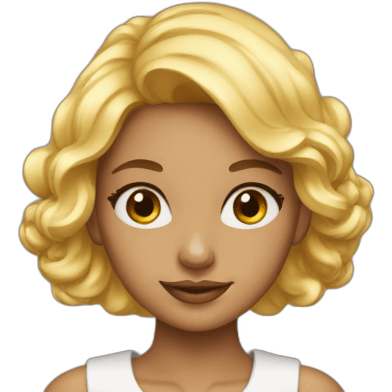 A rich girls emoji