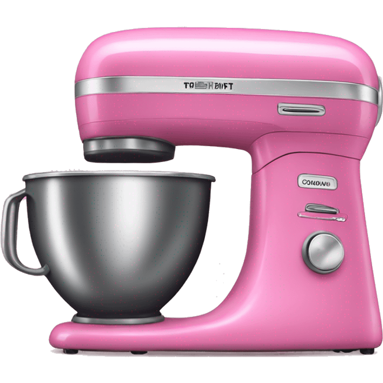 Pink kitchen stand mixer  emoji