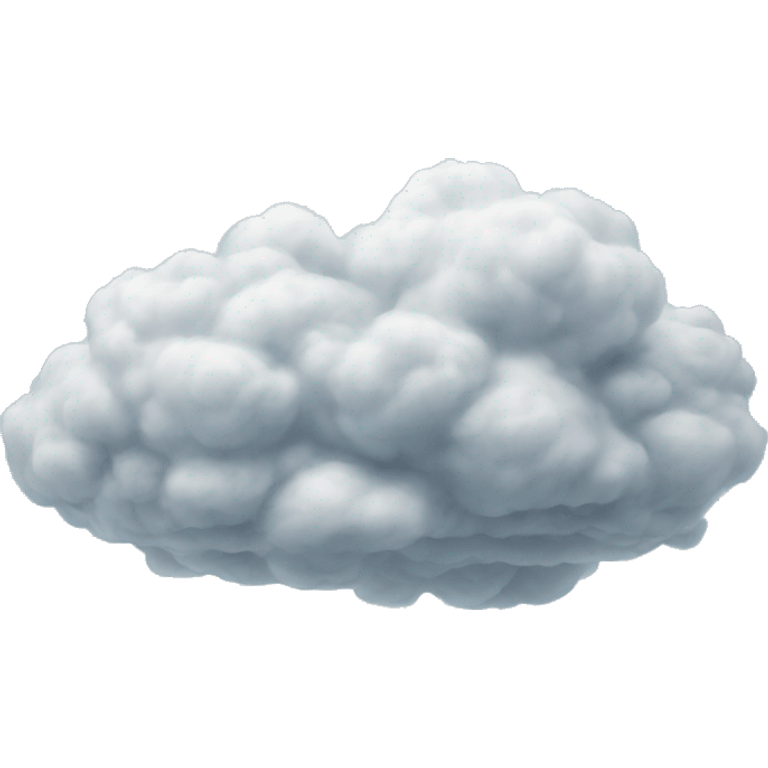 Realistic clouds emoji