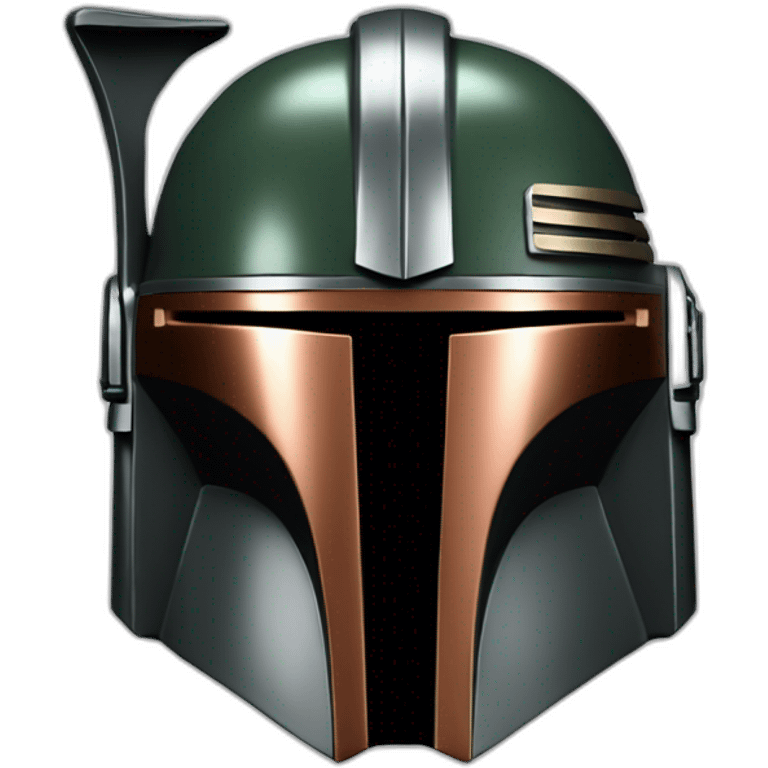 king mandalorian helmet leader emoji