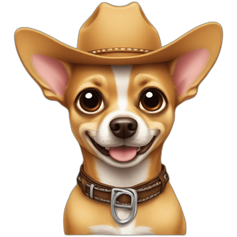 cowboy chihuahua emoji