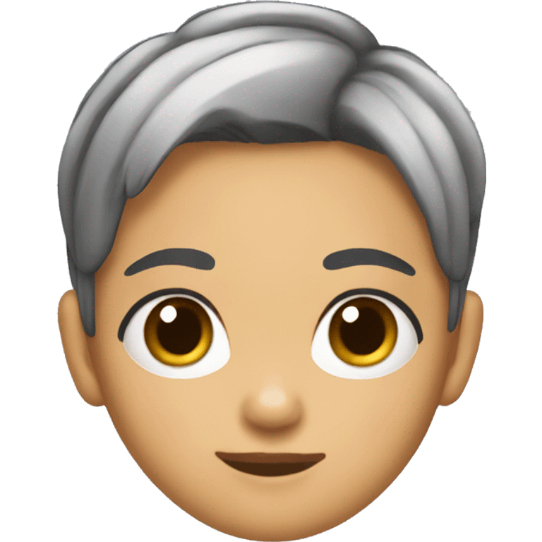 short haired chinita emoji