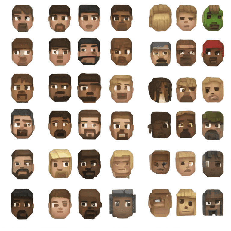 Minecraft emoji emoji