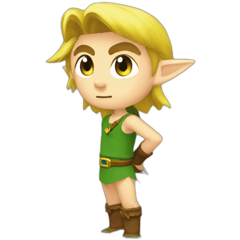 Link from Zelda twink swimsuit emoji