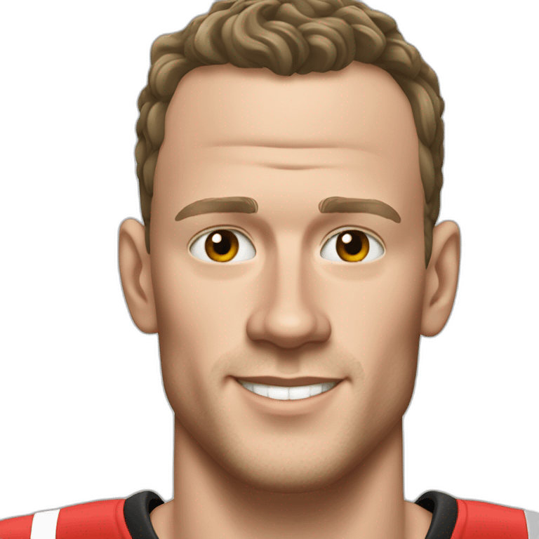 Jonathan Toews as a beach bum emoji