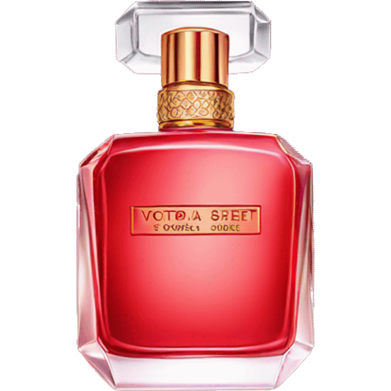 Red Victoria secret bombshell perfume  emoji