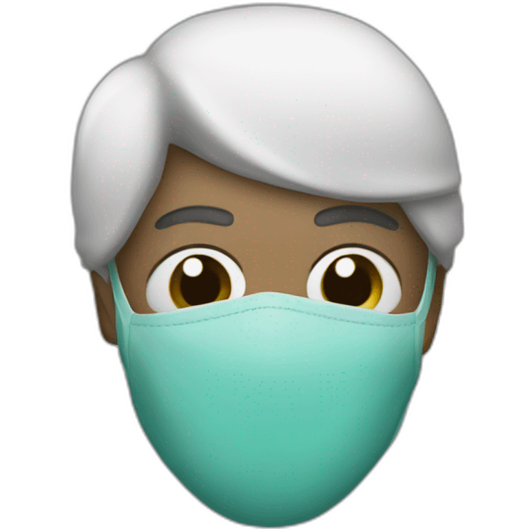 Masked man emoji