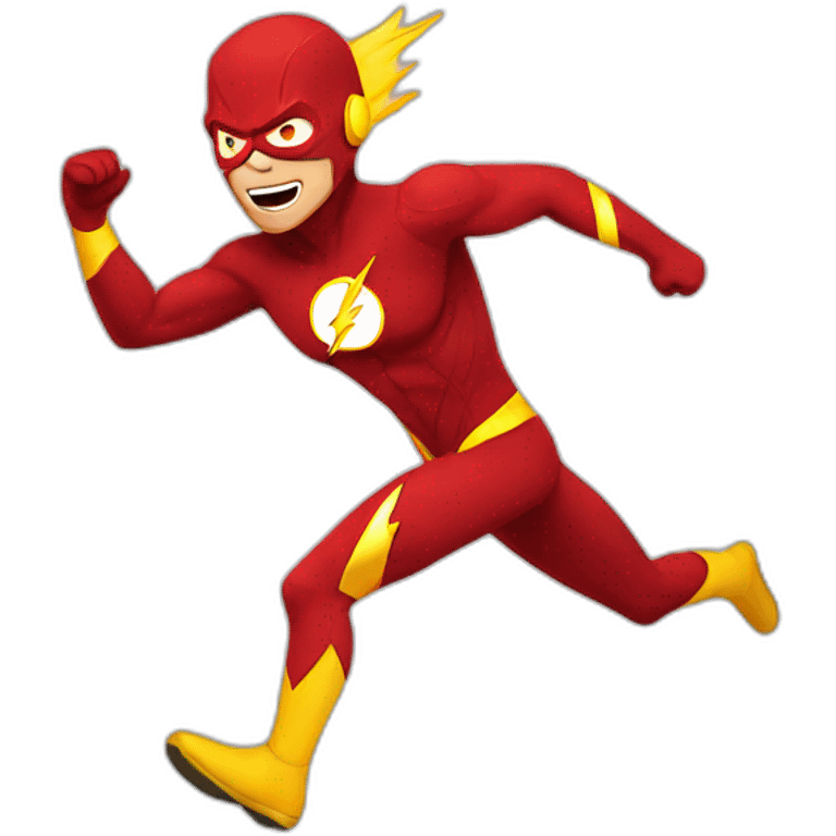 Flash running emoji