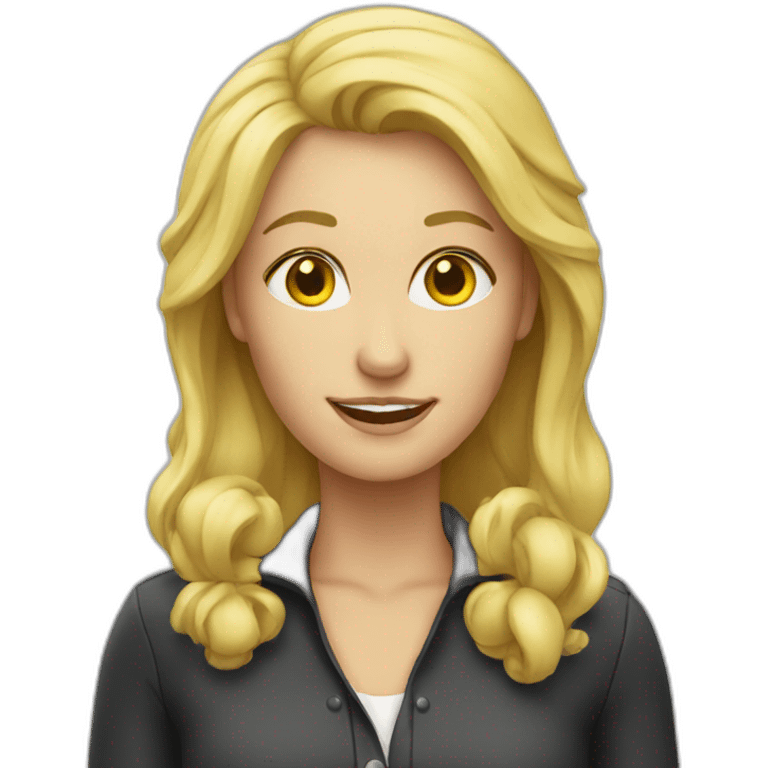 Blonde Frau emoji