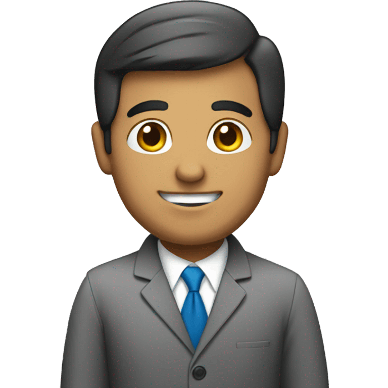 Hispanic politician greeting emoji