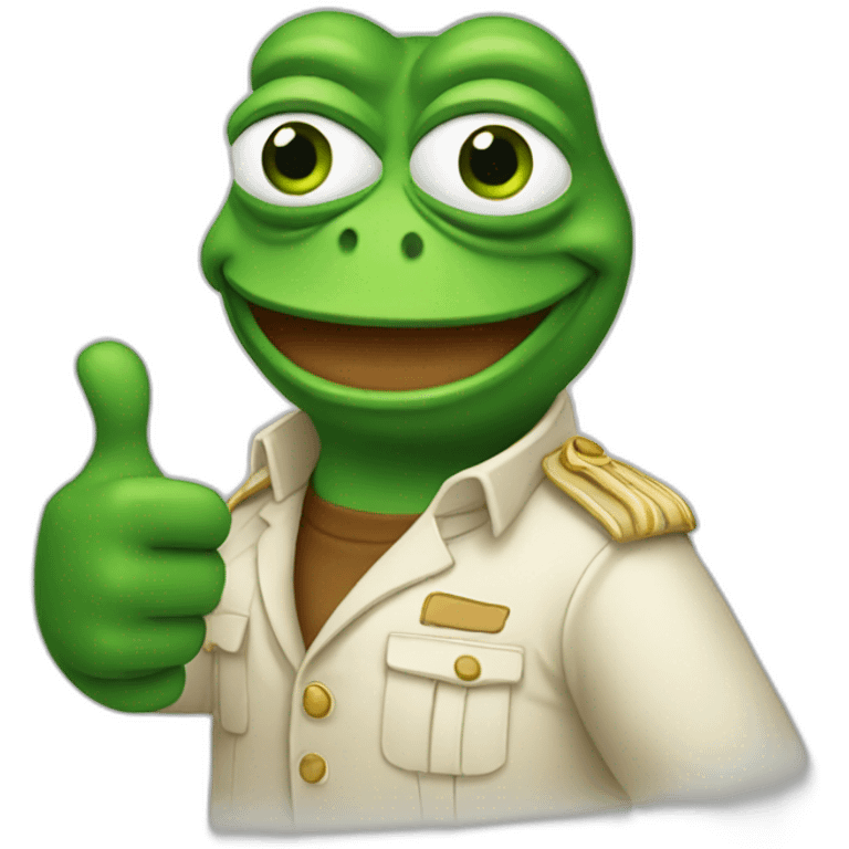 pepe with thumbs up emoji