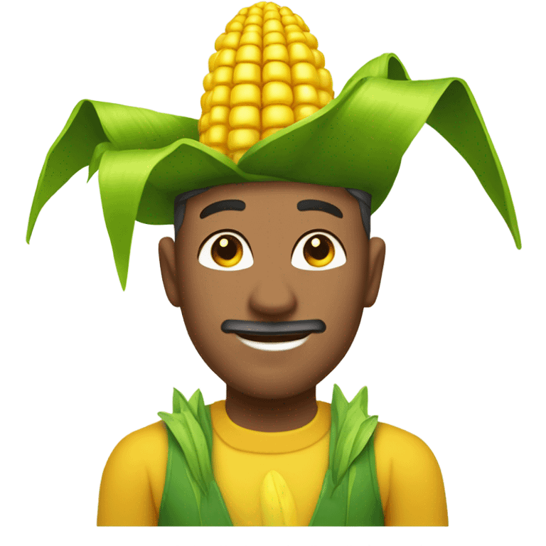 Corn man  emoji