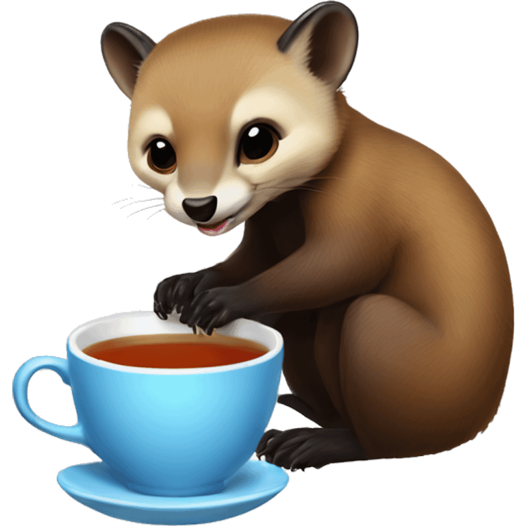 marten drinks tea emoji