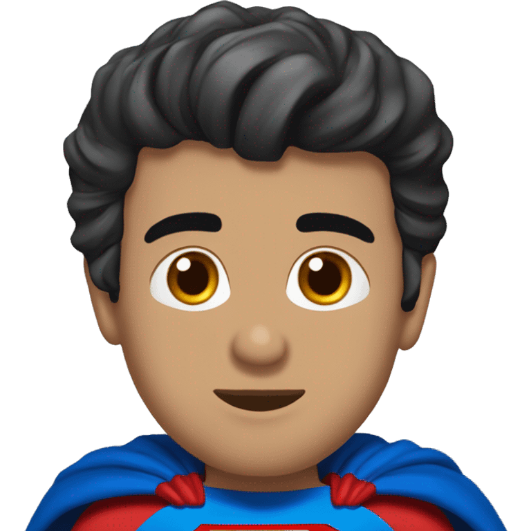 Maghrébin en superman emoji